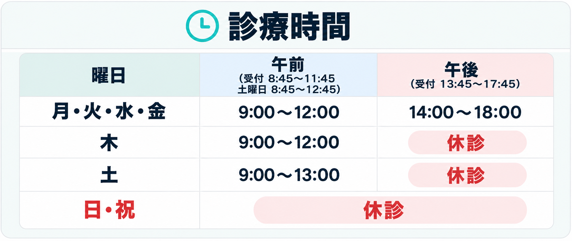 診療時間