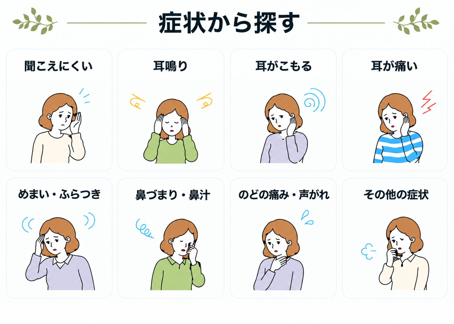 症状から探す